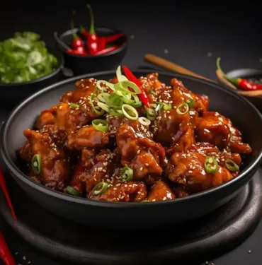 Honey garlic chicken wings at Sixty5 Street Brampton